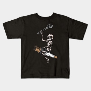 Skull and car Kids T-Shirt